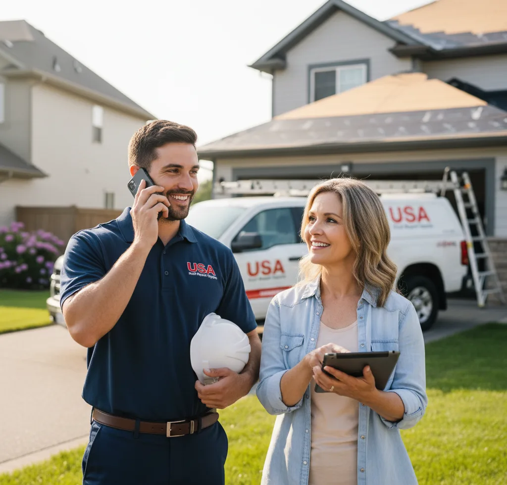 USA Roof Repair Experts customer support in Fountain Valley